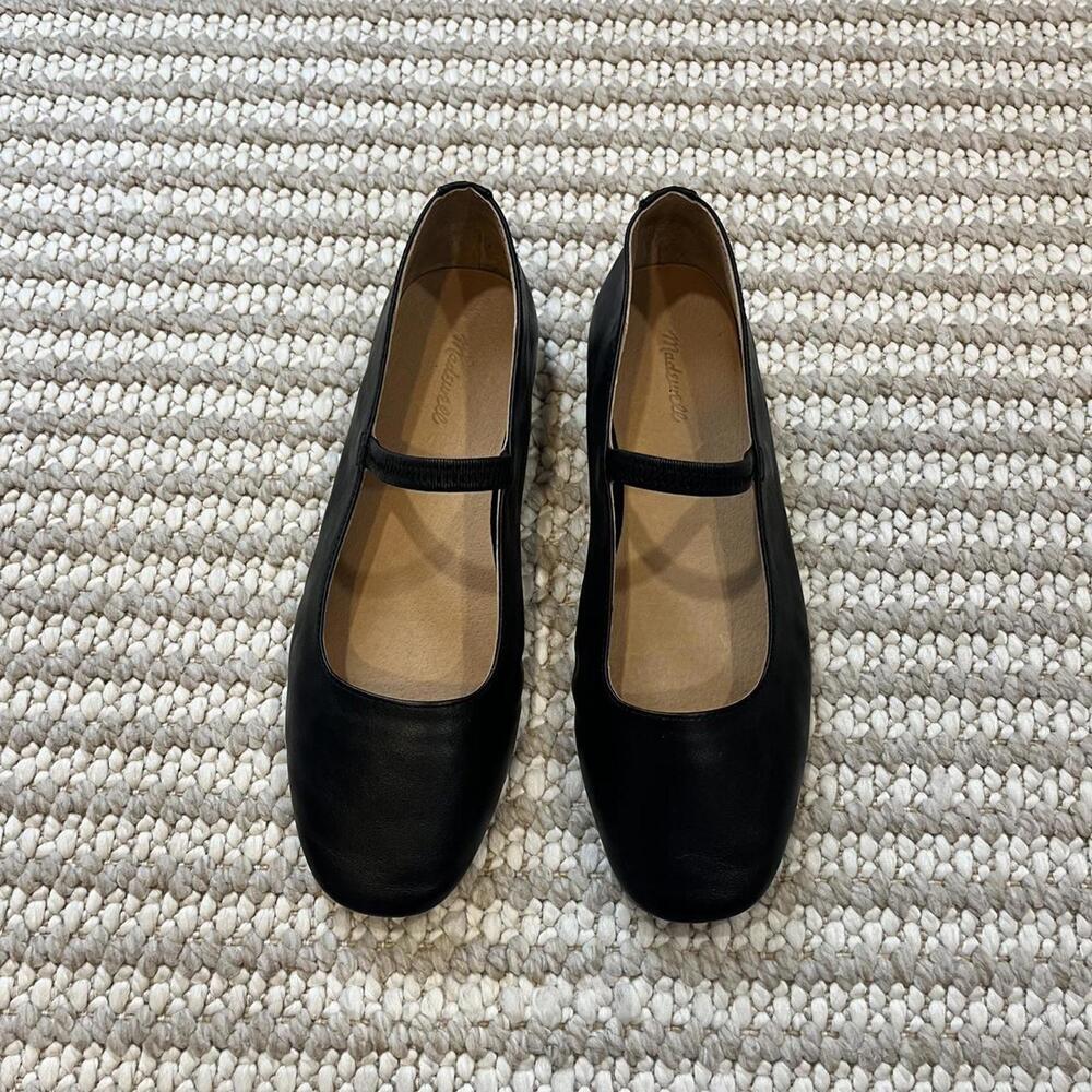 SOLD!! Madewell The Greta Ballet Flat in Black - Picture 5 of 6